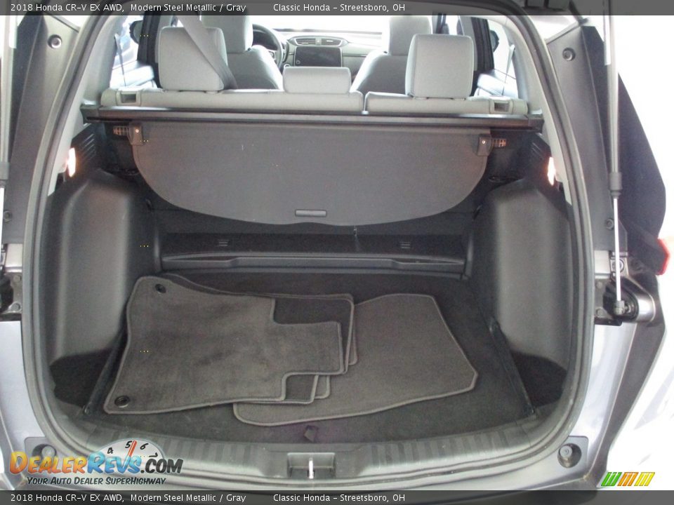 2018 Honda CR-V EX AWD Modern Steel Metallic / Gray Photo #12