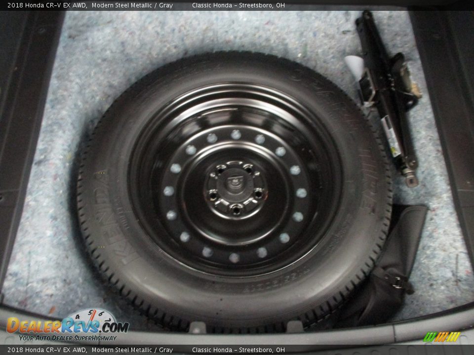 2018 Honda CR-V EX AWD Modern Steel Metallic / Gray Photo #13
