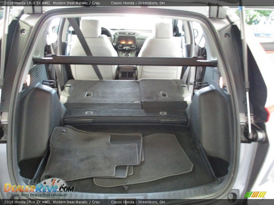 2018 Honda CR-V EX AWD Modern Steel Metallic / Gray Photo #14