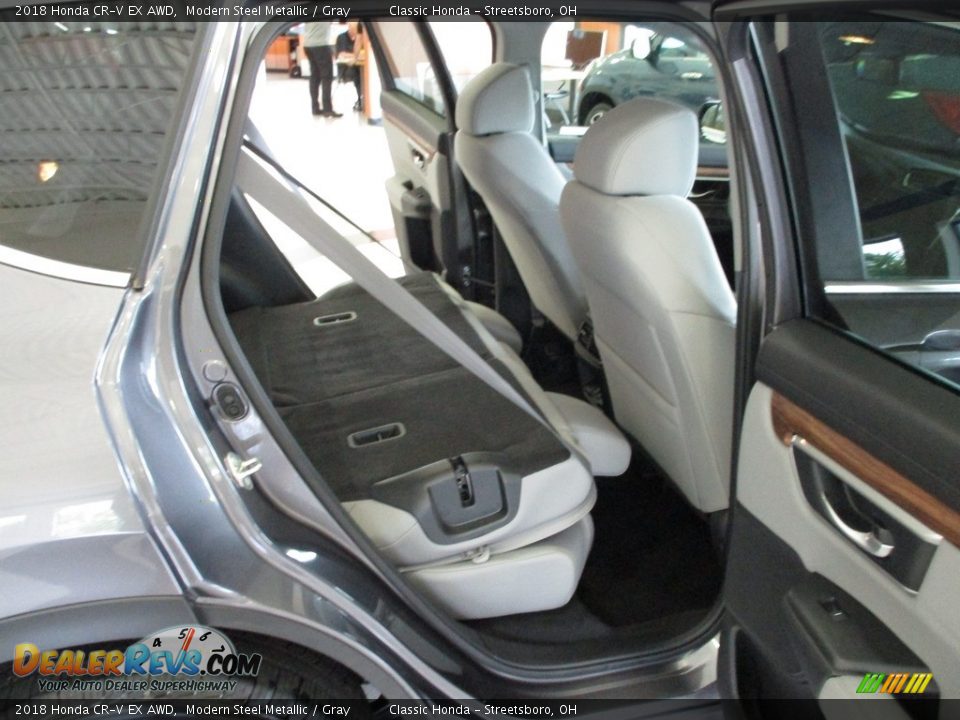 2018 Honda CR-V EX AWD Modern Steel Metallic / Gray Photo #15