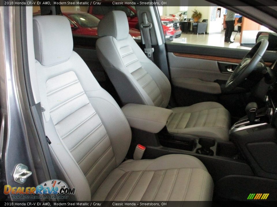 2018 Honda CR-V EX AWD Modern Steel Metallic / Gray Photo #20