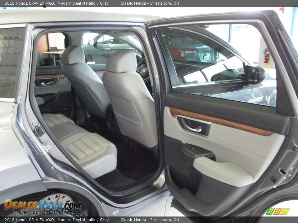 2018 Honda CR-V EX AWD Modern Steel Metallic / Gray Photo #21
