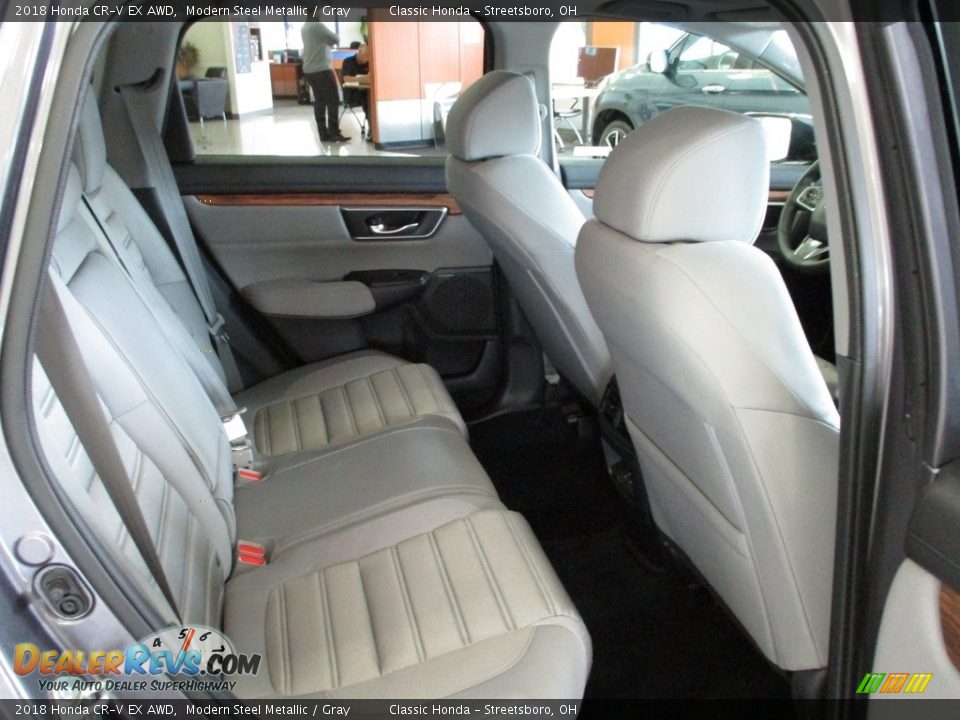 2018 Honda CR-V EX AWD Modern Steel Metallic / Gray Photo #22