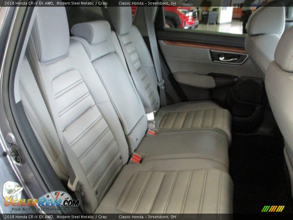 2018 Honda CR-V EX AWD Modern Steel Metallic / Gray Photo #23