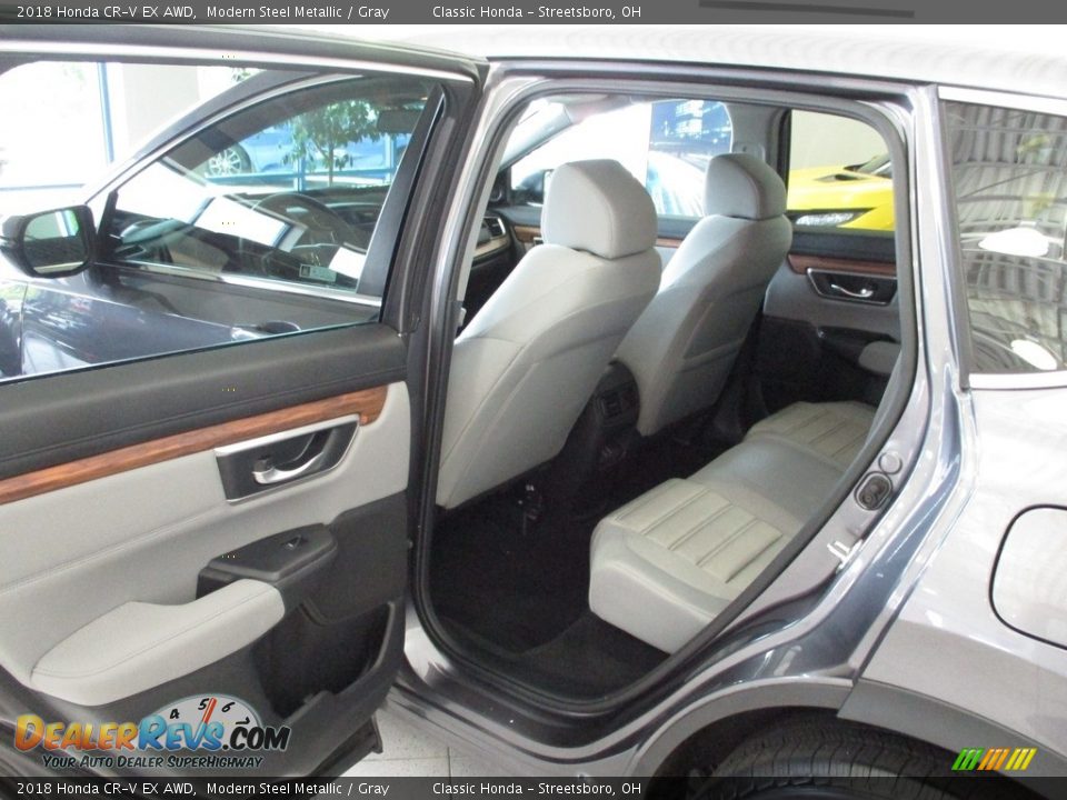 2018 Honda CR-V EX AWD Modern Steel Metallic / Gray Photo #24