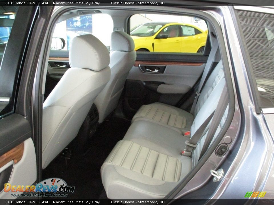 2018 Honda CR-V EX AWD Modern Steel Metallic / Gray Photo #25