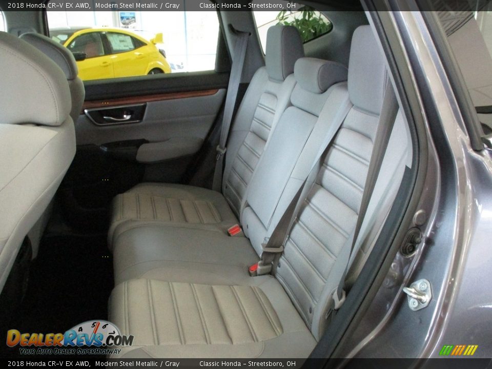 2018 Honda CR-V EX AWD Modern Steel Metallic / Gray Photo #26