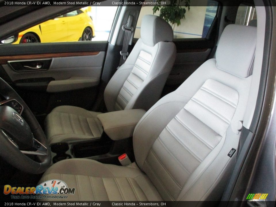 2018 Honda CR-V EX AWD Modern Steel Metallic / Gray Photo #29