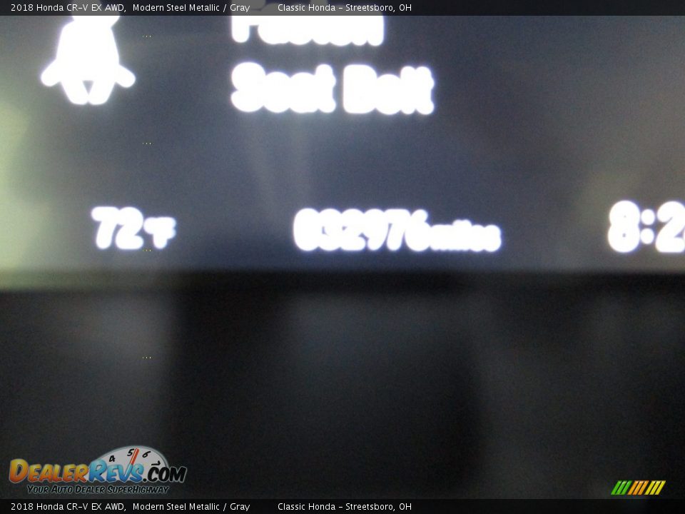 2018 Honda CR-V EX AWD Modern Steel Metallic / Gray Photo #30
