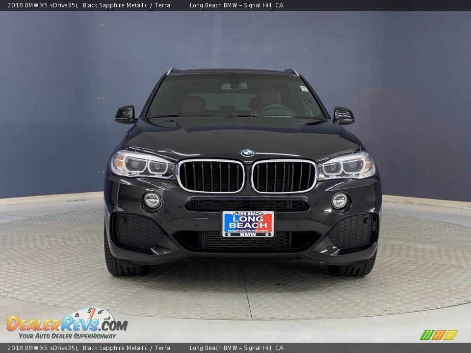 2018 BMW X5 sDrive35i Black Sapphire Metallic / Terra Photo #2