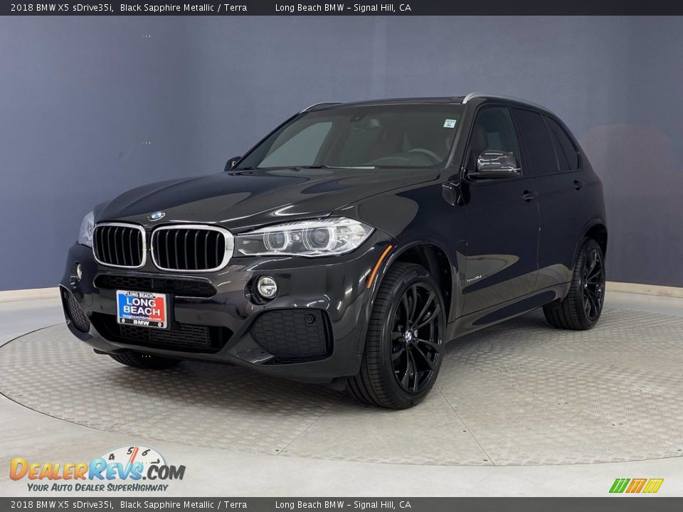 2018 BMW X5 sDrive35i Black Sapphire Metallic / Terra Photo #3