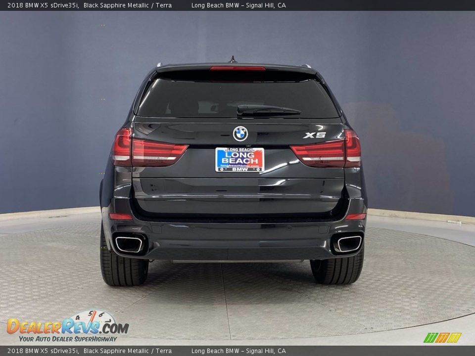 2018 BMW X5 sDrive35i Black Sapphire Metallic / Terra Photo #4