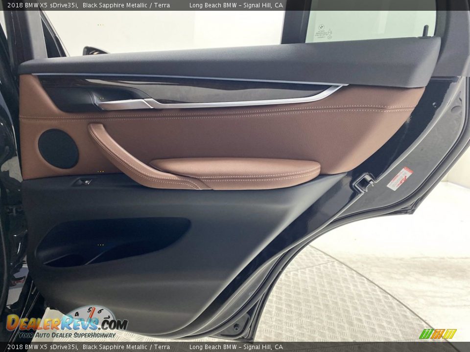2018 BMW X5 sDrive35i Black Sapphire Metallic / Terra Photo #35