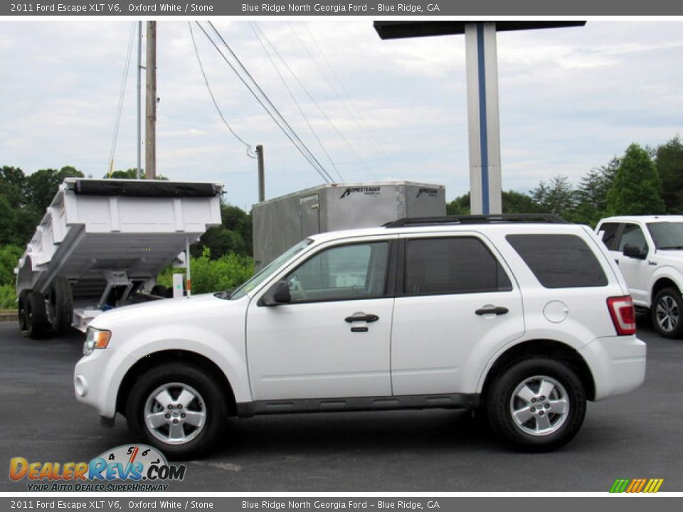 2011 Ford Escape XLT V6 Oxford White / Stone Photo #2