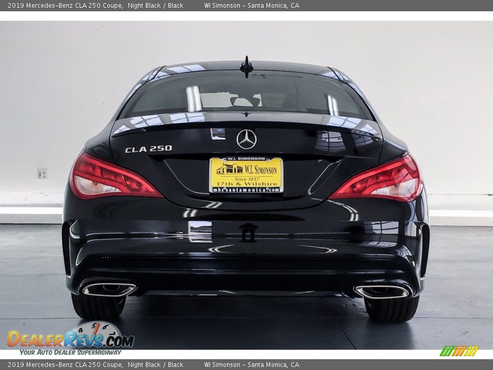 2019 Mercedes-Benz CLA 250 Coupe Night Black / Black Photo #3