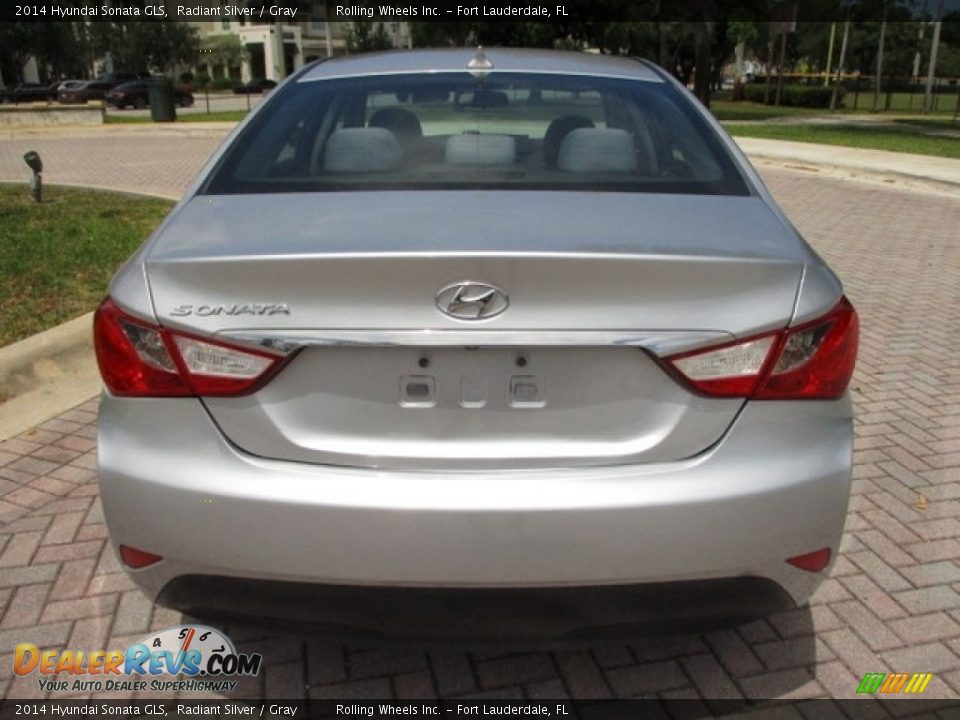 2014 Hyundai Sonata GLS Radiant Silver / Gray Photo #7