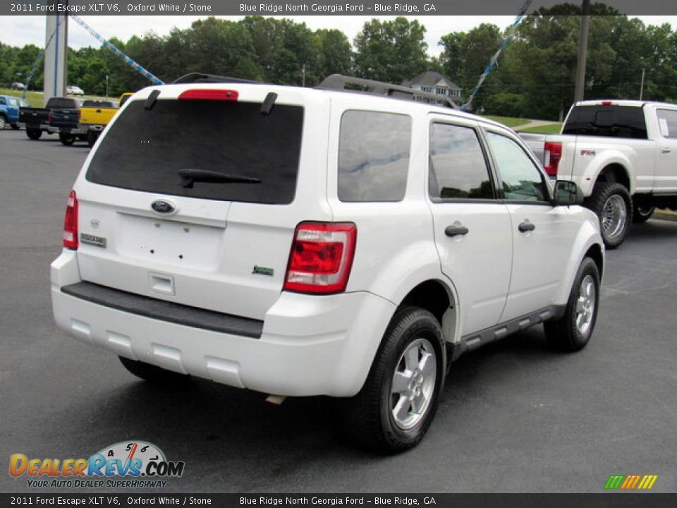 2011 Ford Escape XLT V6 Oxford White / Stone Photo #5