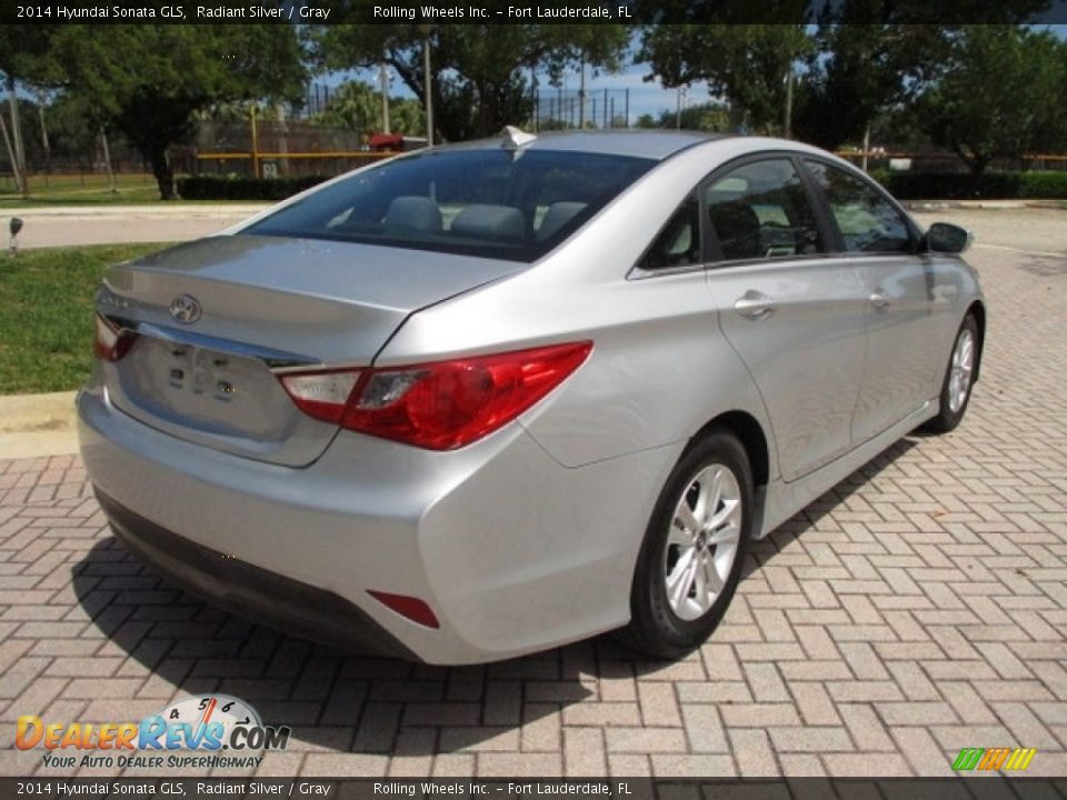 2014 Hyundai Sonata GLS Radiant Silver / Gray Photo #9