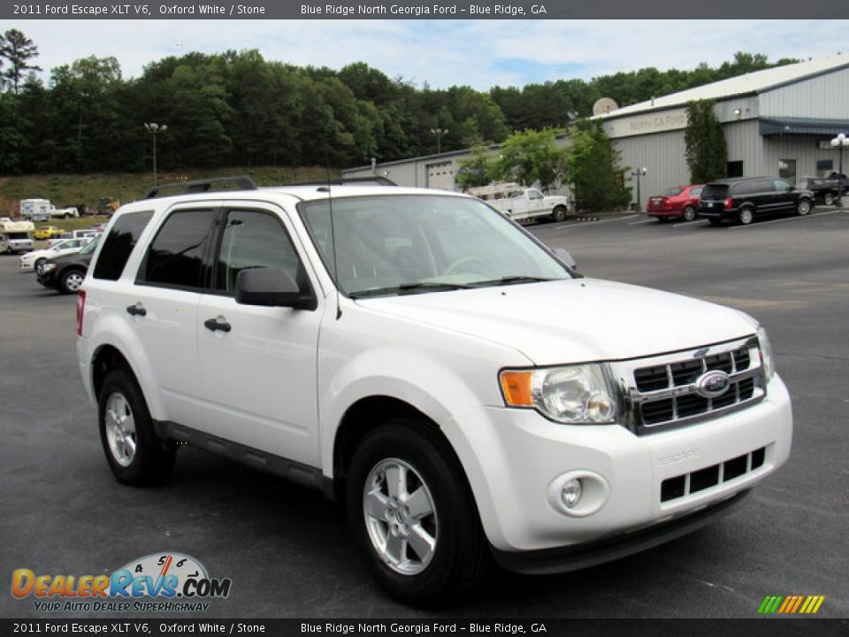 2011 Ford Escape XLT V6 Oxford White / Stone Photo #7