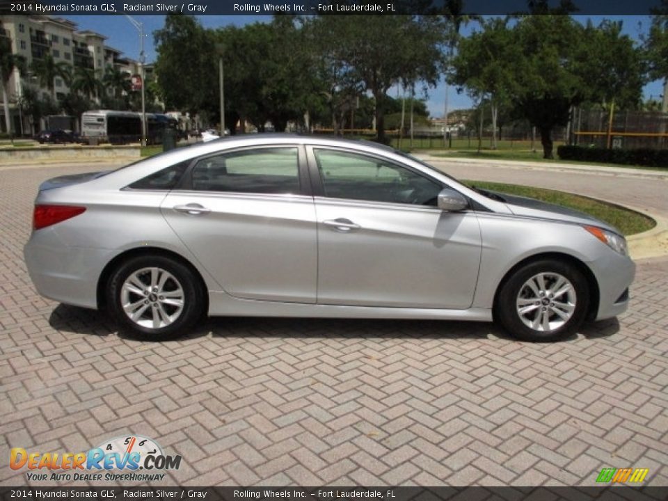 2014 Hyundai Sonata GLS Radiant Silver / Gray Photo #11