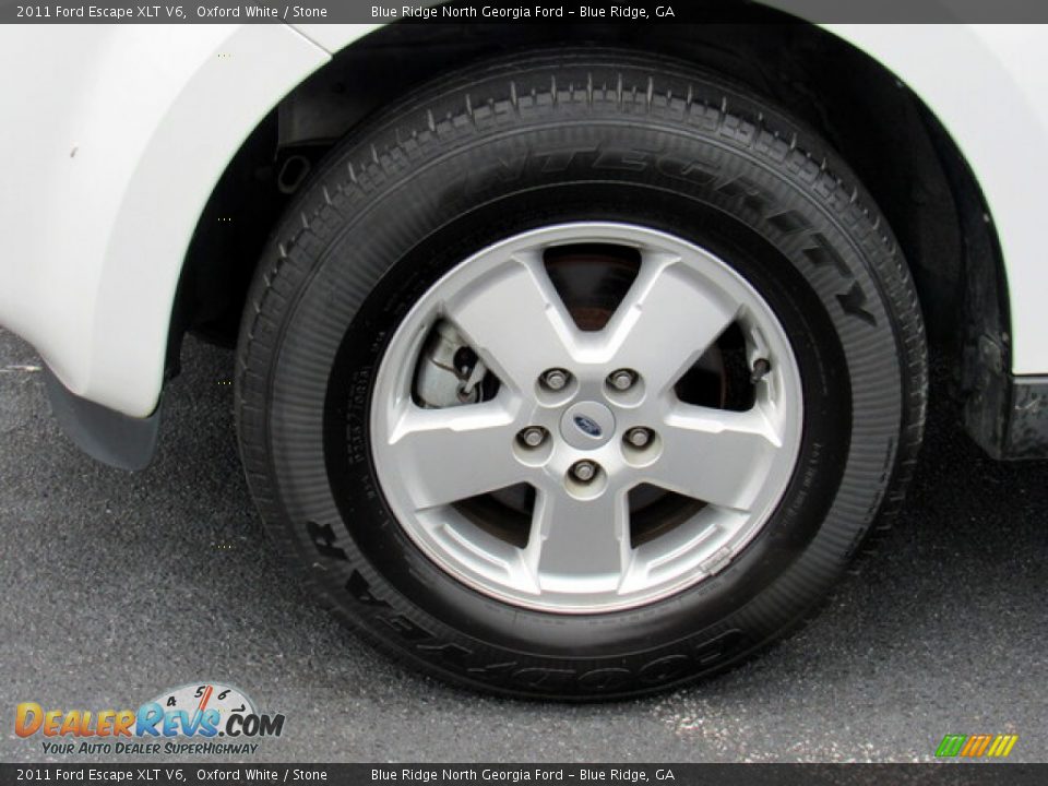 2011 Ford Escape XLT V6 Oxford White / Stone Photo #9