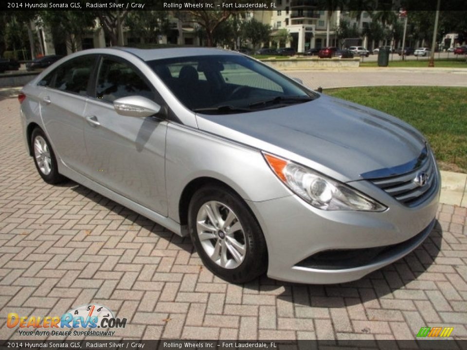 2014 Hyundai Sonata GLS Radiant Silver / Gray Photo #13