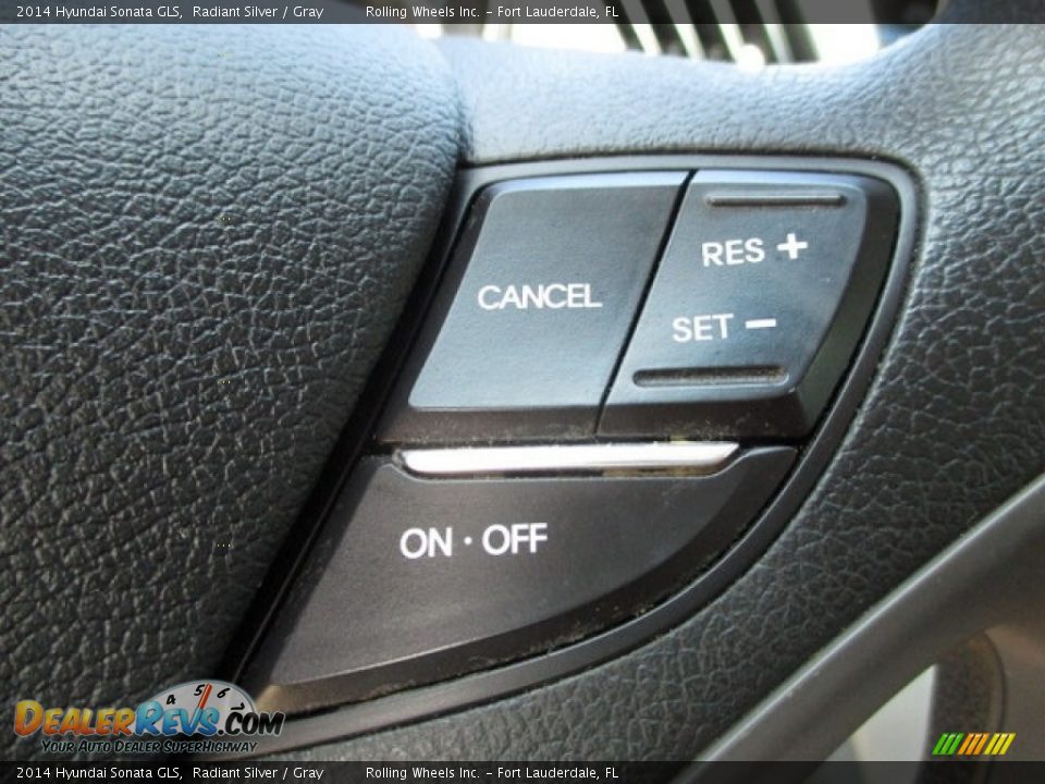 2014 Hyundai Sonata GLS Radiant Silver / Gray Photo #17