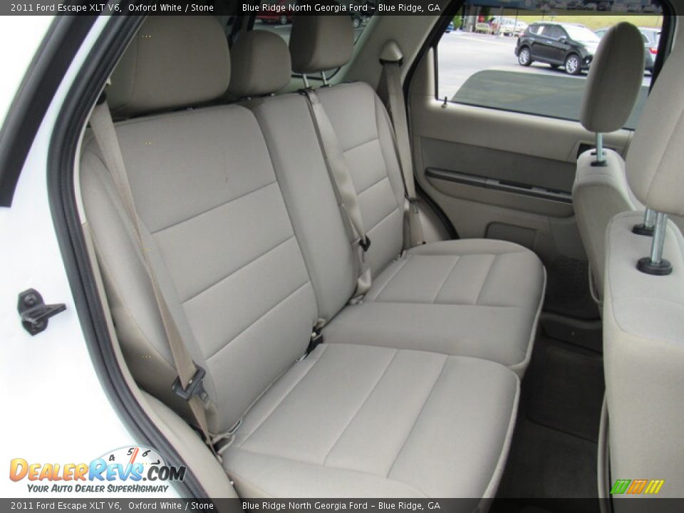 2011 Ford Escape XLT V6 Oxford White / Stone Photo #13