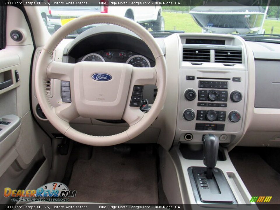 2011 Ford Escape XLT V6 Oxford White / Stone Photo #15