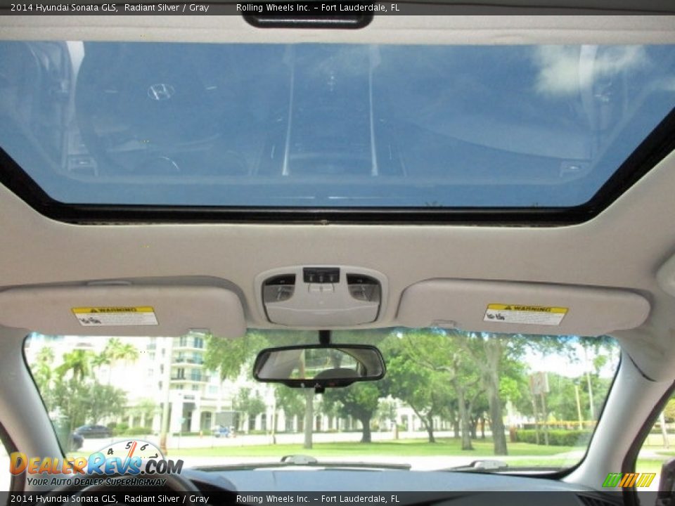 2014 Hyundai Sonata GLS Radiant Silver / Gray Photo #21