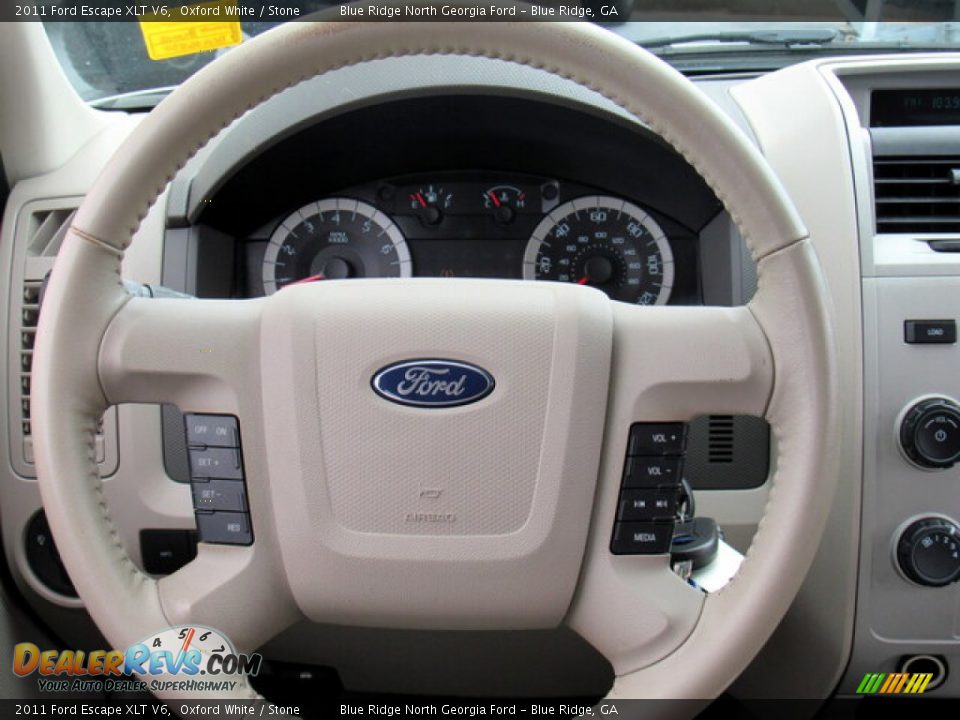 2011 Ford Escape XLT V6 Oxford White / Stone Photo #17