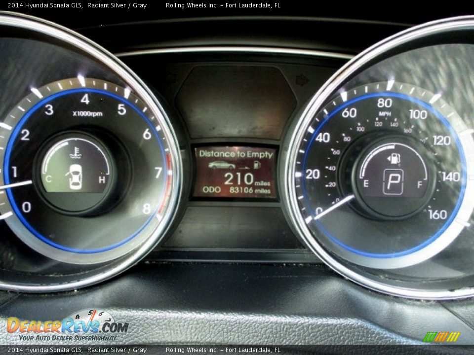 2014 Hyundai Sonata GLS Radiant Silver / Gray Photo #23