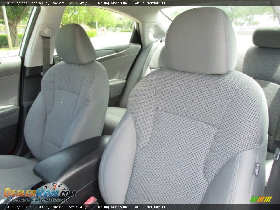 2014 Hyundai Sonata GLS Radiant Silver / Gray Photo #26