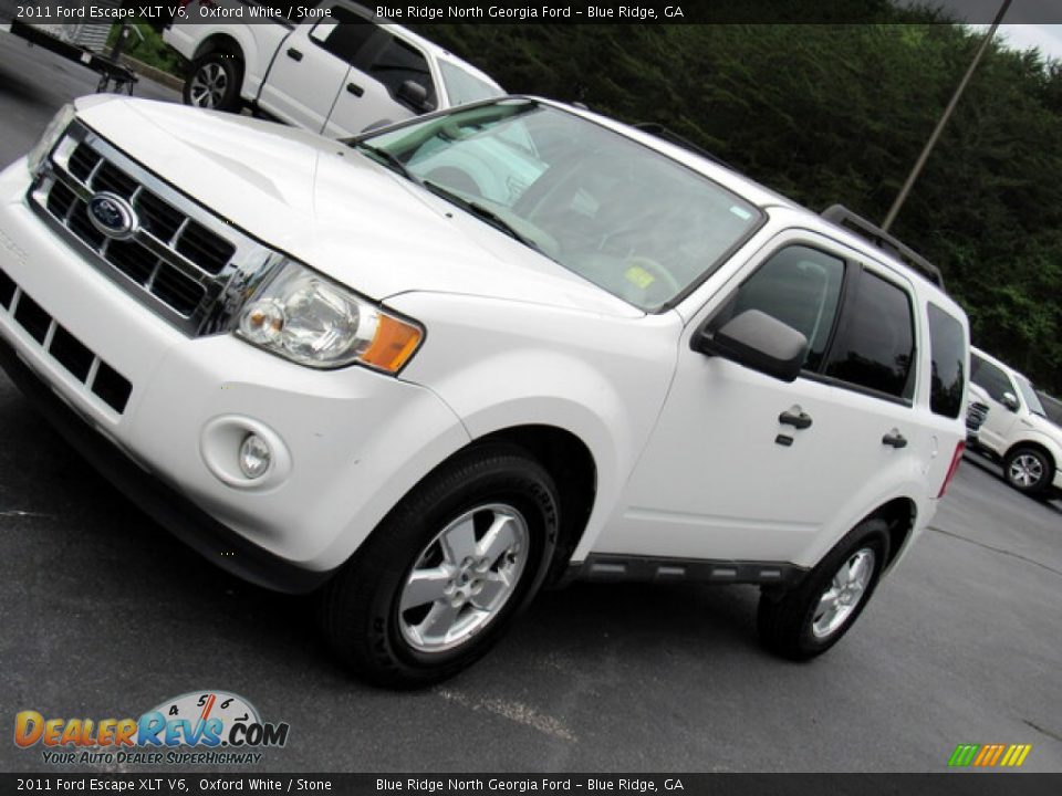 2011 Ford Escape XLT V6 Oxford White / Stone Photo #23