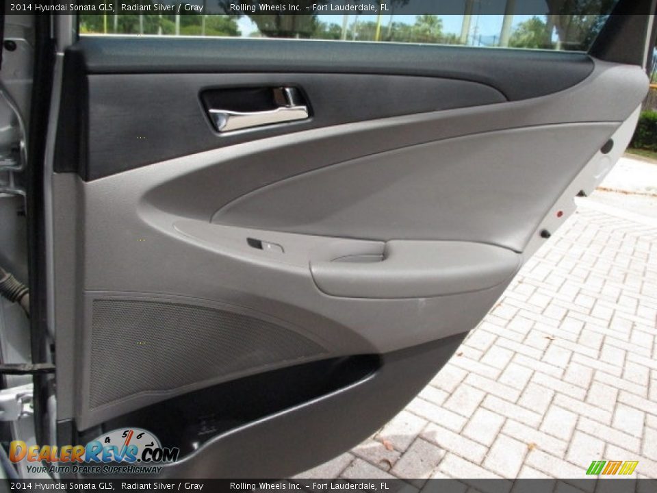 2014 Hyundai Sonata GLS Radiant Silver / Gray Photo #29