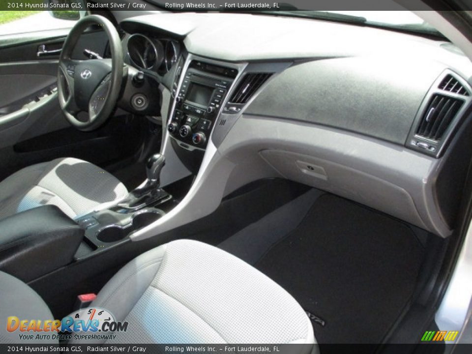 2014 Hyundai Sonata GLS Radiant Silver / Gray Photo #30