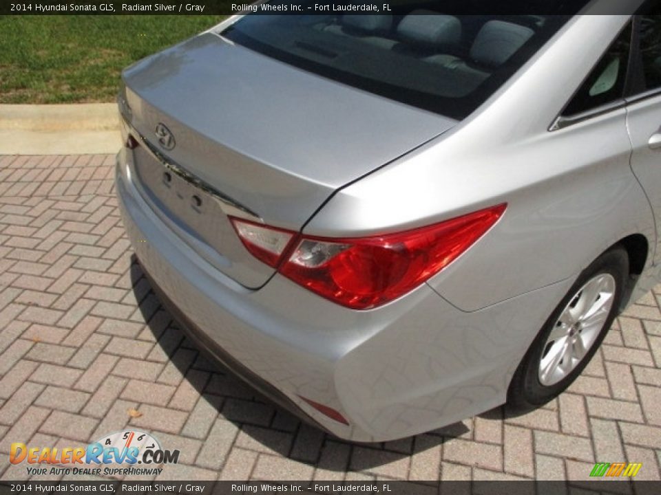 2014 Hyundai Sonata GLS Radiant Silver / Gray Photo #31