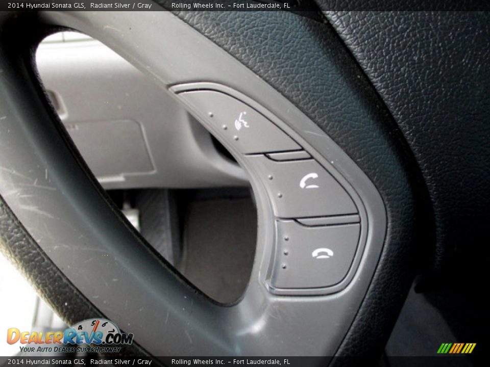2014 Hyundai Sonata GLS Radiant Silver / Gray Photo #33