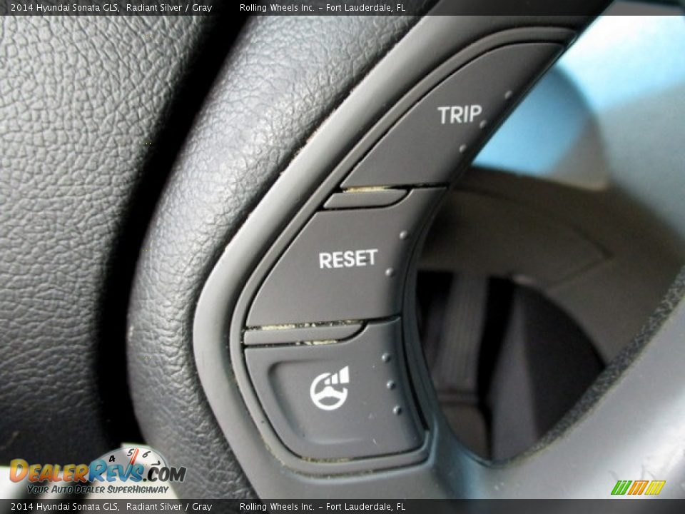 2014 Hyundai Sonata GLS Radiant Silver / Gray Photo #34
