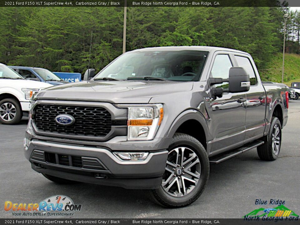 2021 Ford F150 XLT SuperCrew 4x4 Carbonized Gray / Black Photo #1