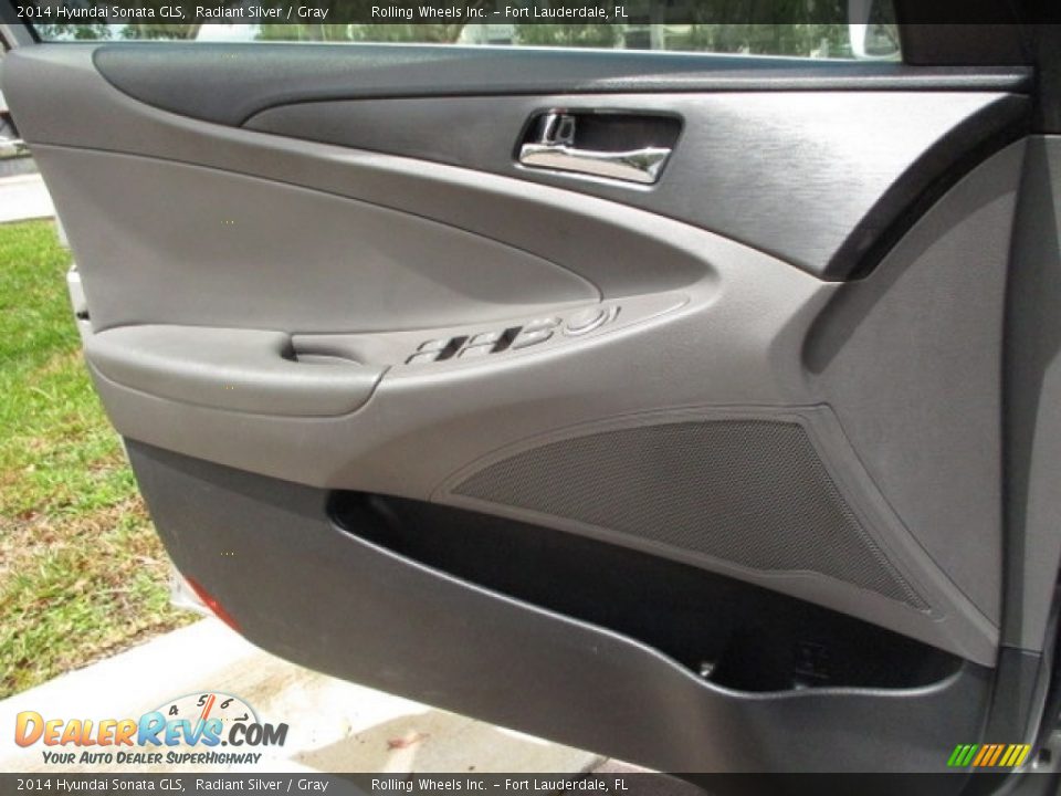 2014 Hyundai Sonata GLS Radiant Silver / Gray Photo #36
