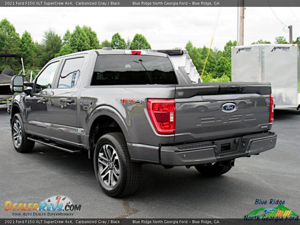 2021 Ford F150 XLT SuperCrew 4x4 Carbonized Gray / Black Photo #3