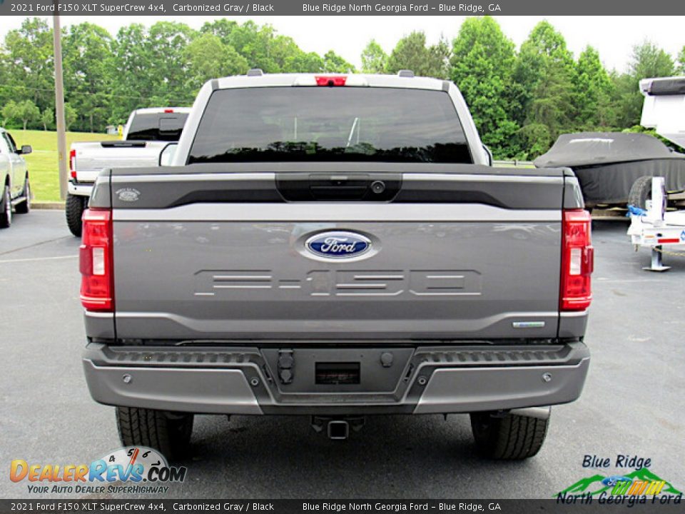 2021 Ford F150 XLT SuperCrew 4x4 Carbonized Gray / Black Photo #4