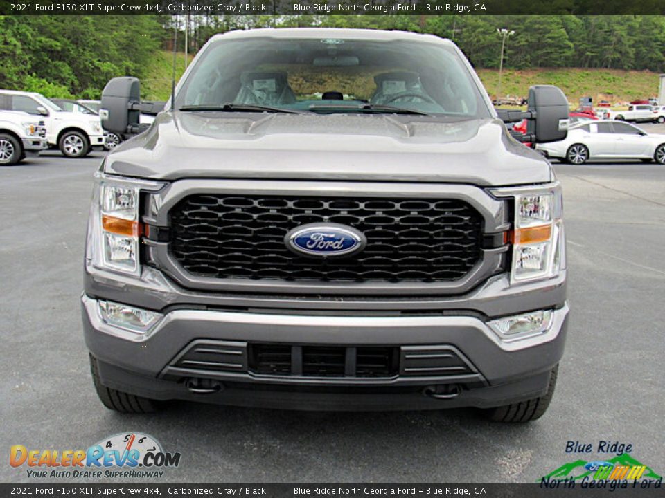 2021 Ford F150 XLT SuperCrew 4x4 Carbonized Gray / Black Photo #8