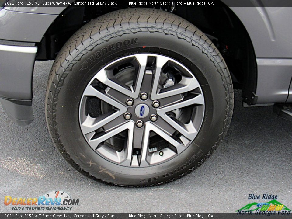 2021 Ford F150 XLT SuperCrew 4x4 Carbonized Gray / Black Photo #9