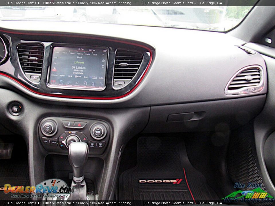 2015 Dodge Dart GT Billet Silver Metallic / Black/Ruby Red Accent Stitching Photo #15