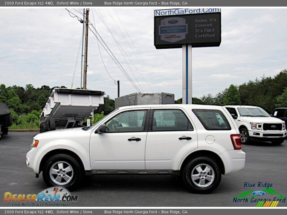 2009 Ford Escape XLS 4WD Oxford White / Stone Photo #2