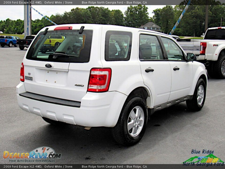 2009 Ford Escape XLS 4WD Oxford White / Stone Photo #5