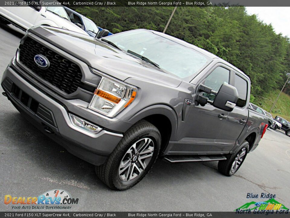 2021 Ford F150 XLT SuperCrew 4x4 Carbonized Gray / Black Photo #29