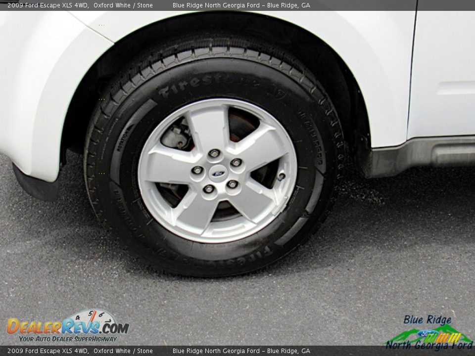 2009 Ford Escape XLS 4WD Oxford White / Stone Photo #9